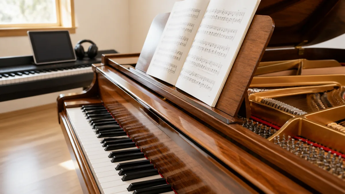 耳コピとは「楽譜を使わずに耳だけで曲を再現する」作業のことの解説画像